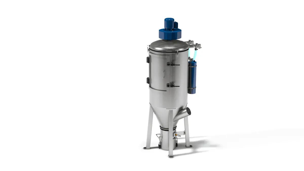 Filter stations and dust extraction