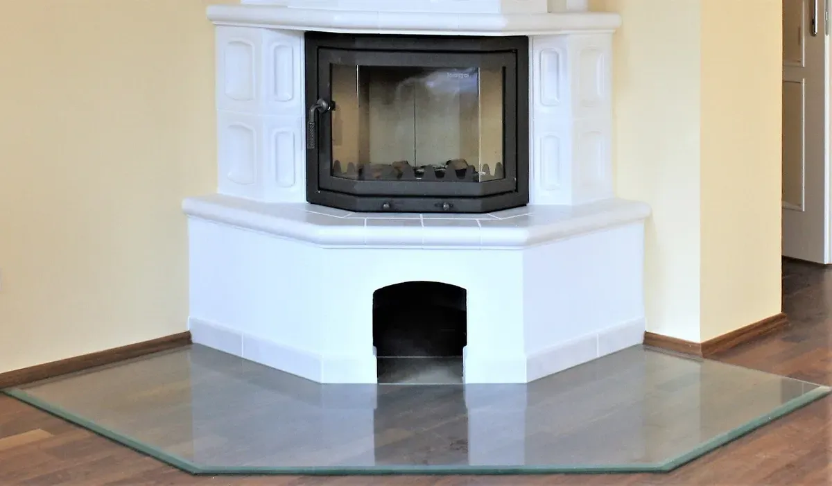 Stove glass and glass for heating