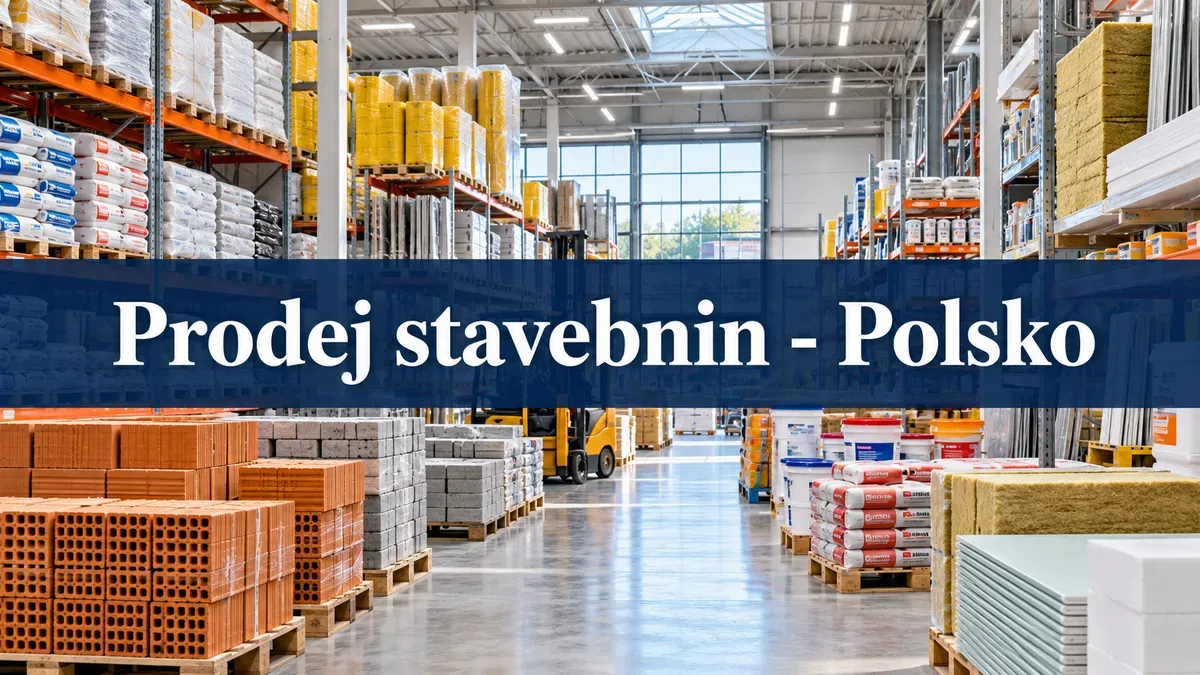 Prodejci stavebnin v Polsku: vhodné firmy nalezne aplikace Intedat