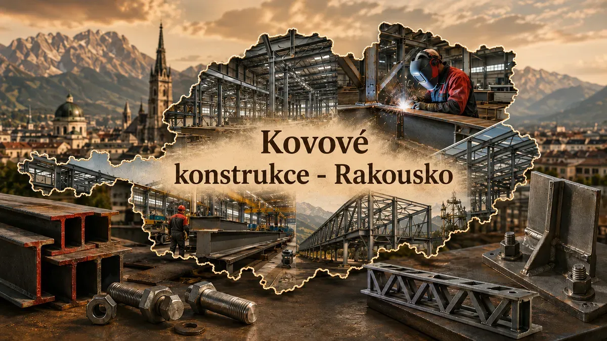 Rakouští výrobci kovových konstrukcí: vhodné firmy nalezne aplikace Intedat