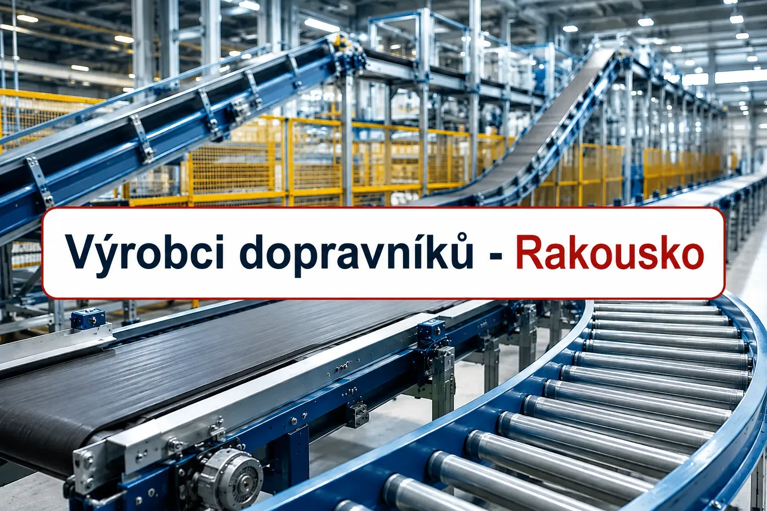 Výrobci dopravníků v Rakousku: vhodné firmy nalezne aplikace Intedat