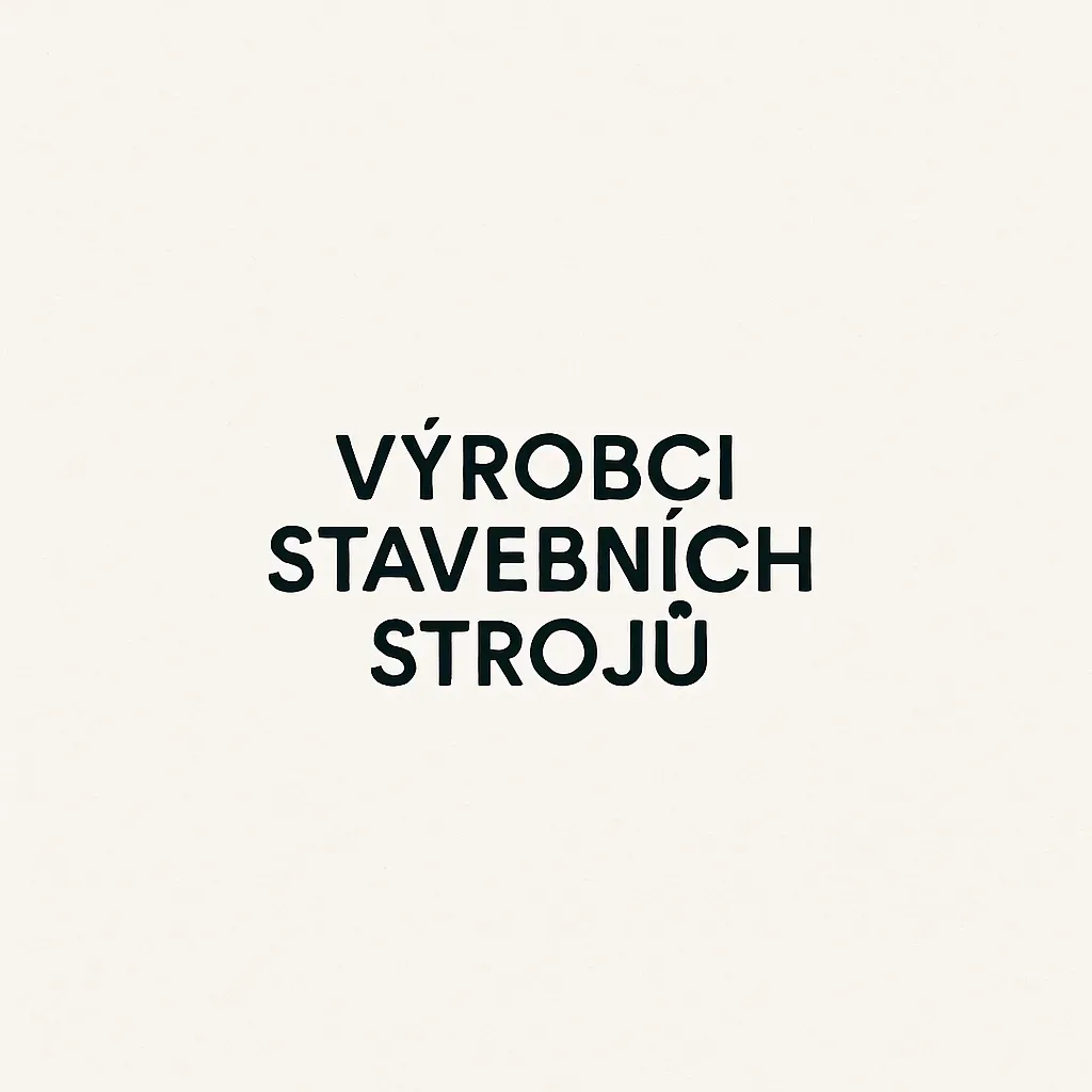 Výrobci stavebních strojů – vhodné firmy díky Intedat Search