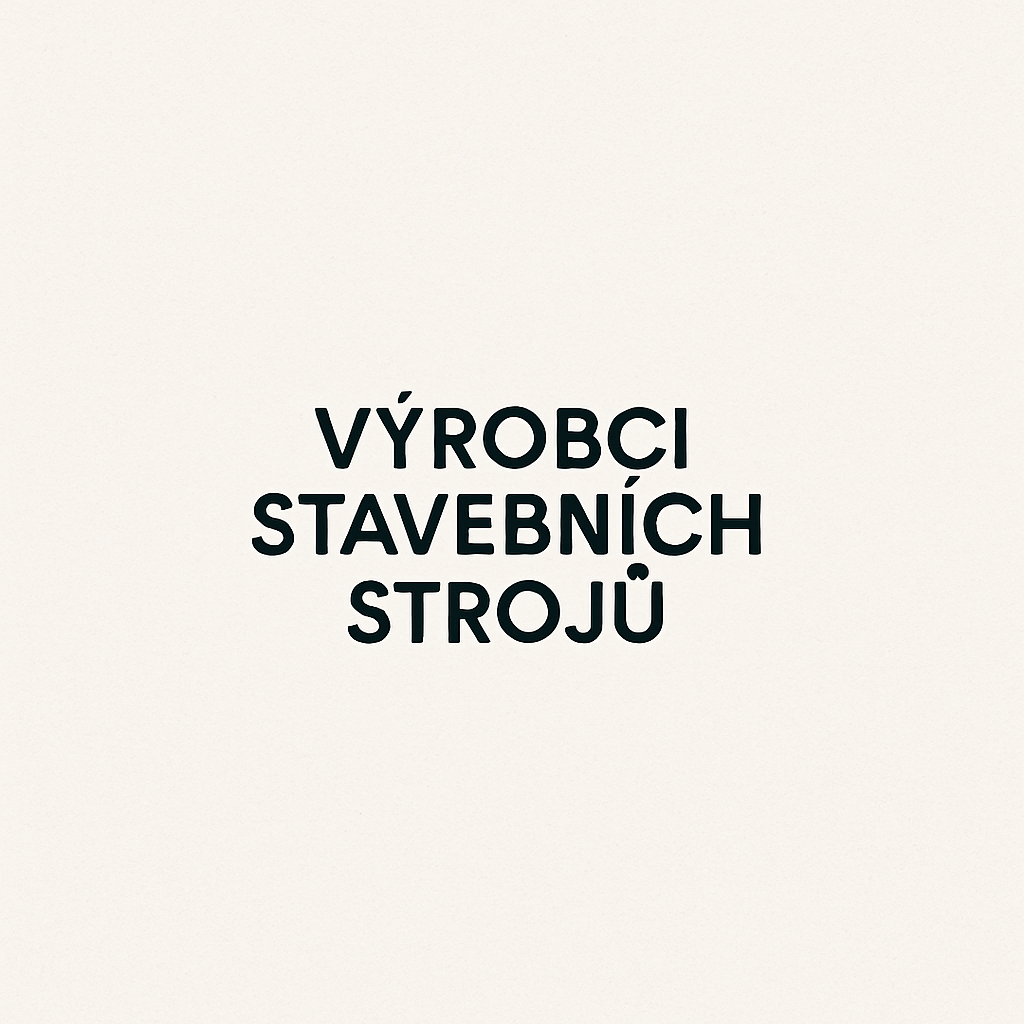 Výrobci stavebních strojů – vhodné firmy díky Intedat Search