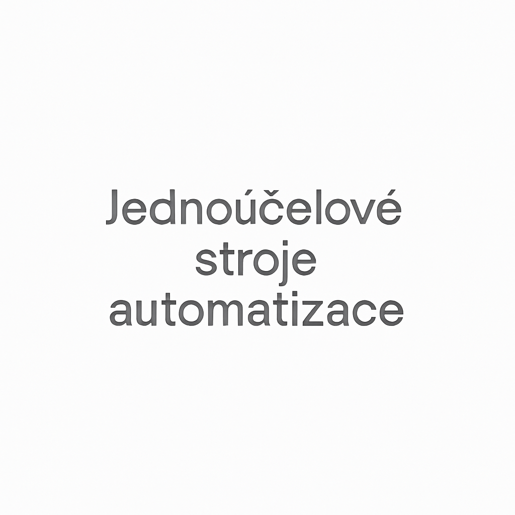 Jedno elov Stroje A Automatizace Firmy D ky Intedat Search