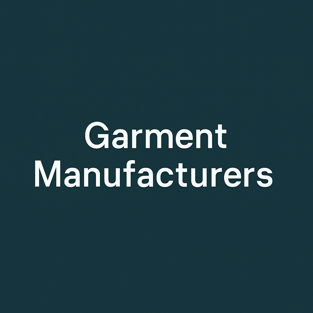 Garment Manufacturing – Find the Right Partners with Intedat Search