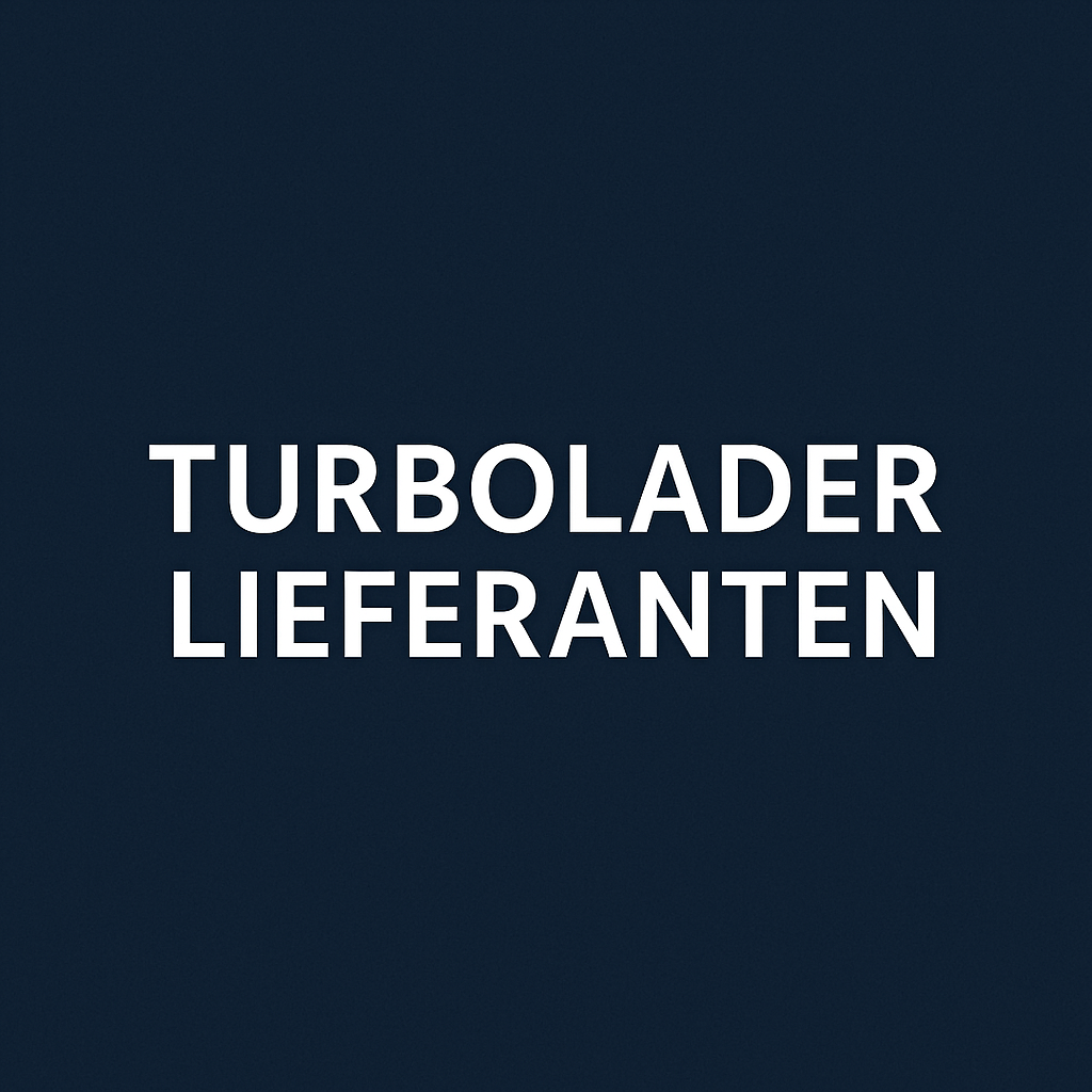Turbolader (Turbocharger) – geeignete Unternehmen dank Intedat Search