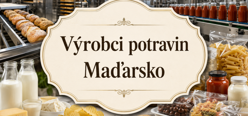 Maďarští výrobci potravin: vhodné firmy nalezne aplikace Intedat